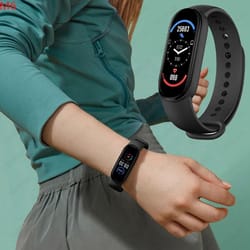 smart watch fitness tracker with heart rate monitor, blood pressure measurement, and activity tracking