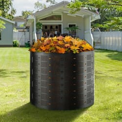 outdoor compost bin easy setup garden waste solution