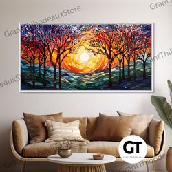 colorful mosaic painting, thanksgiving decor, stained glass decorative wall art, norse mythology inspired, fall centerpi