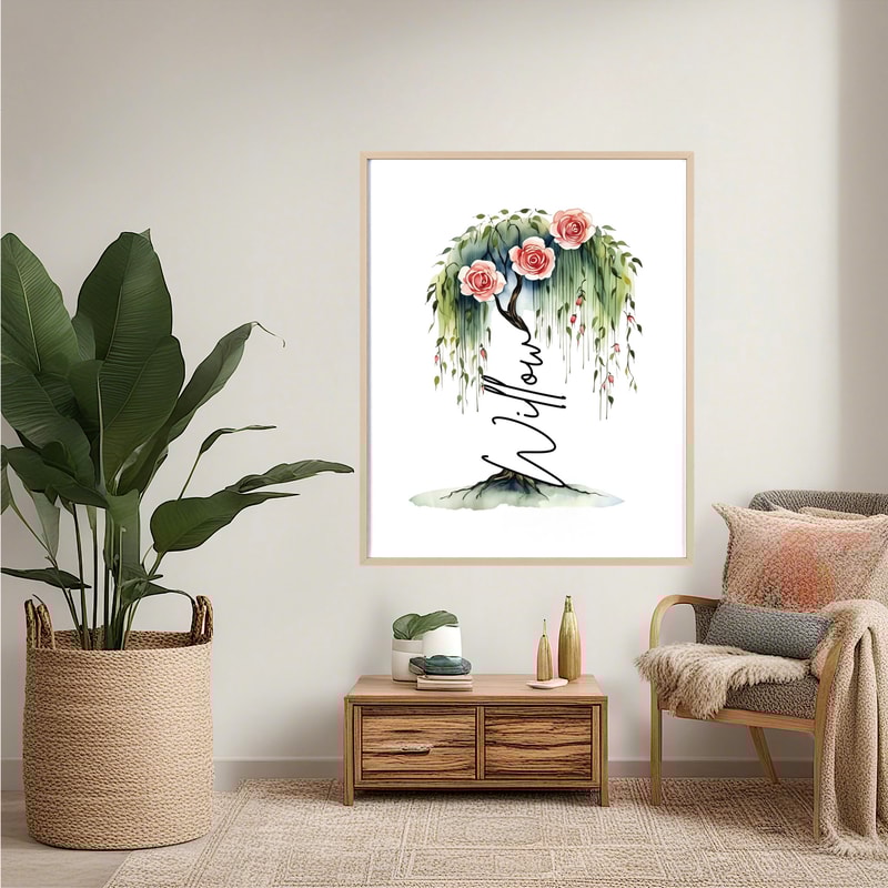 one rectangle boho frame in boho room (2).jpeg