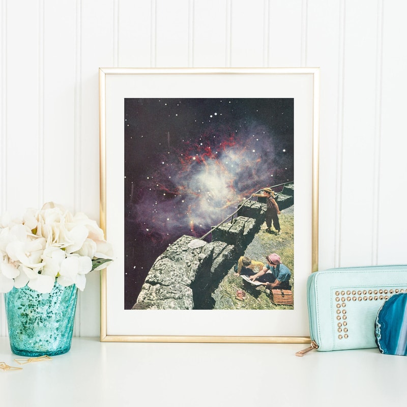 Adventure Prints, Traveling Print, New Home, New Job, Home Decor, Office Decor, Nursery art boy, girl, universe, space,nebula,vintage poster.jpg