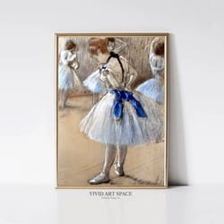 edgar degas dance studio impressionist ballerina portrait painting ballet dance art print printable wall art digital