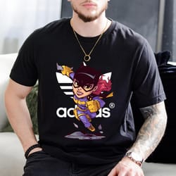 adidas chibi batgirl fan gift t-shirt