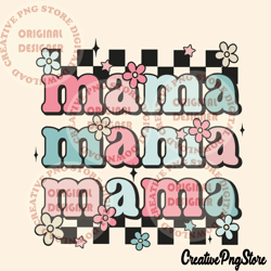 mama checkered png sublimation designs digital download