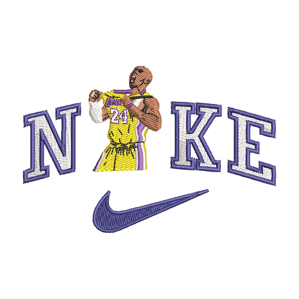 Basketball player Nike embroidery design, Basketball embroidery, Nike design, Embroidery file, Instant download.jpg
