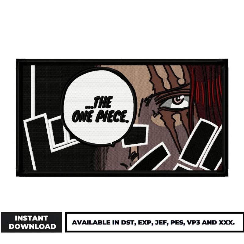 Shanks face embroidery design