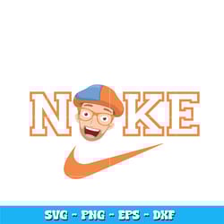 nike blippi svg, blippi cartoon svg, logo brand svg, cartoon svg, nike svg, logo design svg, digital download.