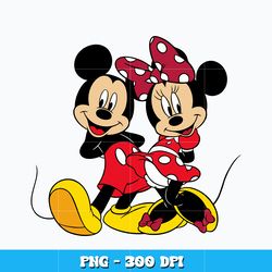 Mickey mouse and Minnie mouse couple png, Disney Png, cartoon png, Logo design Png, Digital file png, Instant Download.