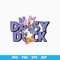 Daisy Duck with balloon svg