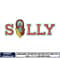 horror sally name embroidery design