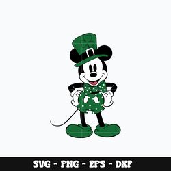 Mickey mouse st. patricks day Svg, Mickey svg, Disney svg, Svg design, cartoon svg, Instant download.