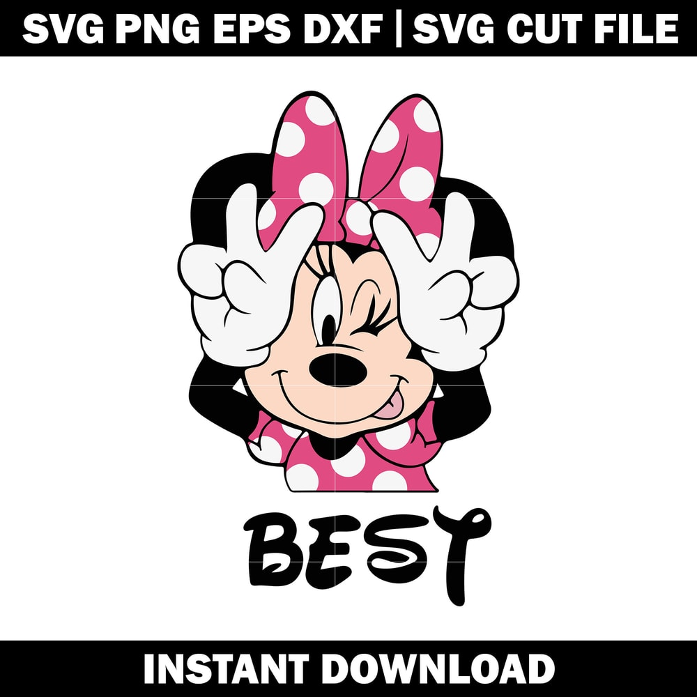 Minnie mouse best day ever svg