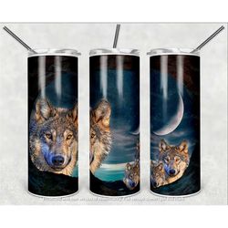 wolf tumbler, wolves water bottle, gothic water bottle, spiritual gifts, wolf lover gifts