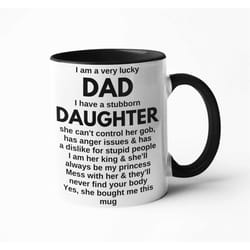 dad mug | dad's birthday gift from daughter | funny mug