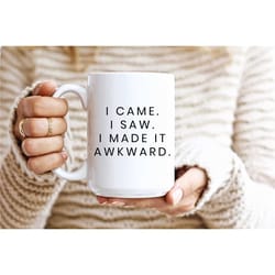 fun awesome trendy typography awkward coworker two-tone coffee mug md