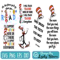 bundle dr seuss hat, thing 1 thing 2, cat in the hat, thing 1 thing 2 baby, dr seuss svg
