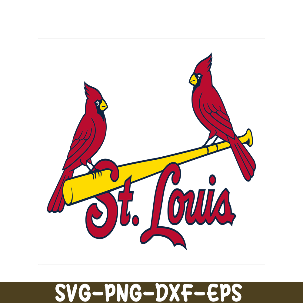 MLB204122395-St. Louis Cardinals Symbol SVG, Major League Baseball SVG, Baseball SVG MLB204122395.png