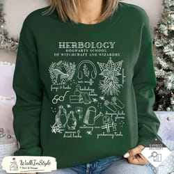 harry potter herbology sweatshirt, harry potter merchandise