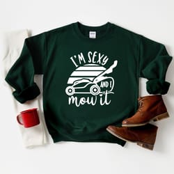 i am sexy and i mow it tshirt, fathers day shirt gift, dad gift, fathers day gift, new shirt for dad, husband gift, humo