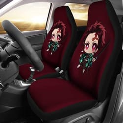 anime tanjiro kamado car seat covers kimetsu no yaiba