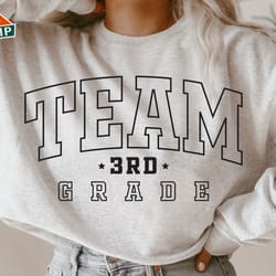 team third grade svg, 3rd grade svg, first day of school svg, back to school svg, 3rd grade teacher, third grade teacher