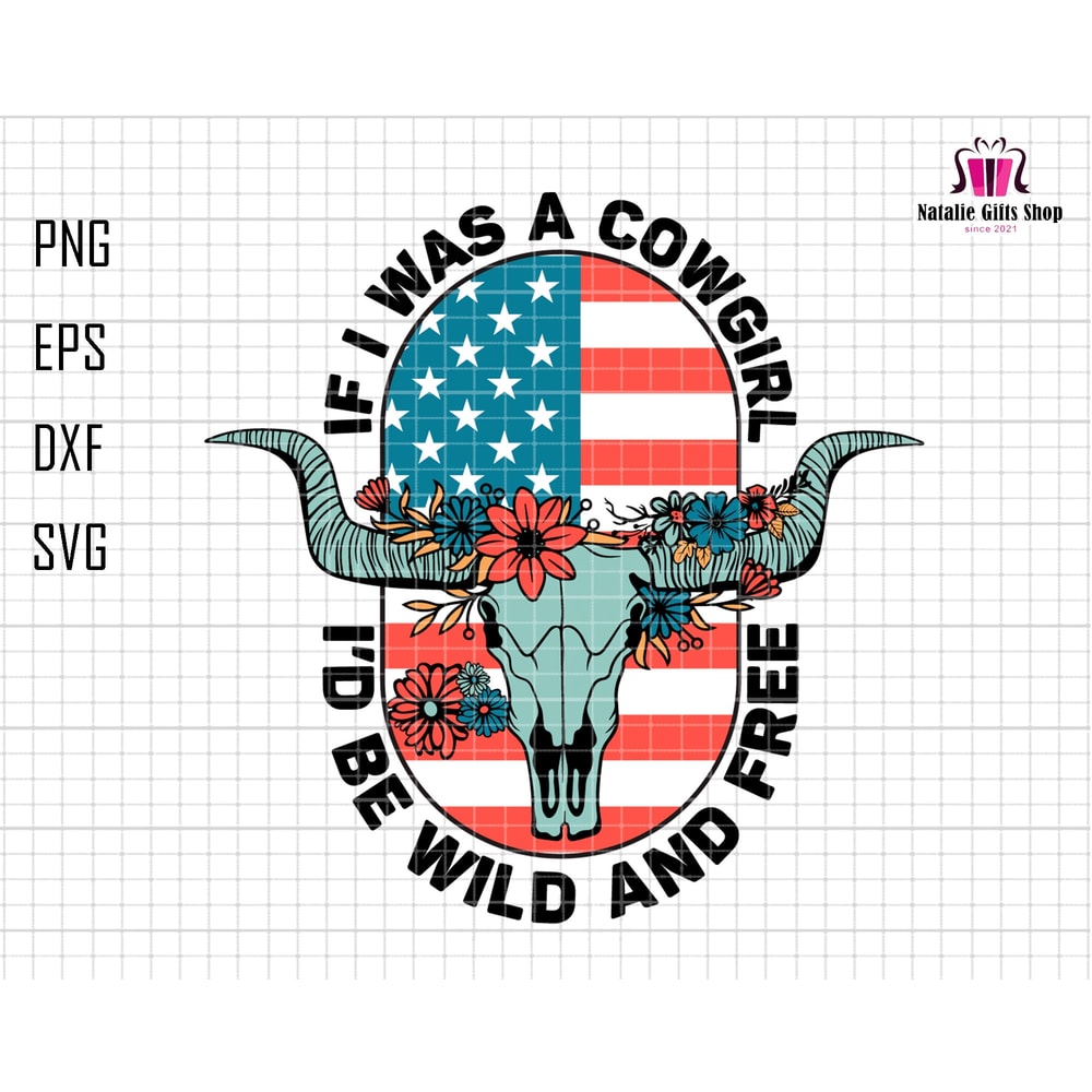 Howdy 4th of July Svg, Cowgirl Svg, Chill the 4th out Svg, Western 4th Of July, Wild and Free Svg, Bull Skull Patriotic Svg, USA Flag Svg.jpg