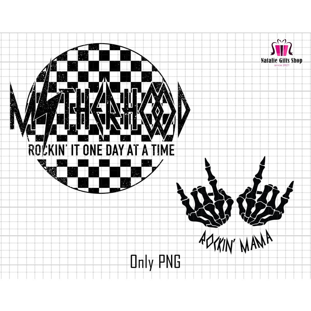 Rockin' Mama Svg, Rockin' It One Day At A Time Svg, Motherhood Svg, Mama Sublimation Svg,Checkered Mama Svg,Grunge Mama Svg,Digital Download.jpg
