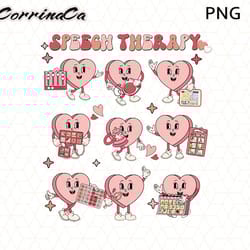 speech therapy valentine png, slp valentines png, speech language pathologist, speech therapist, speech language patholo