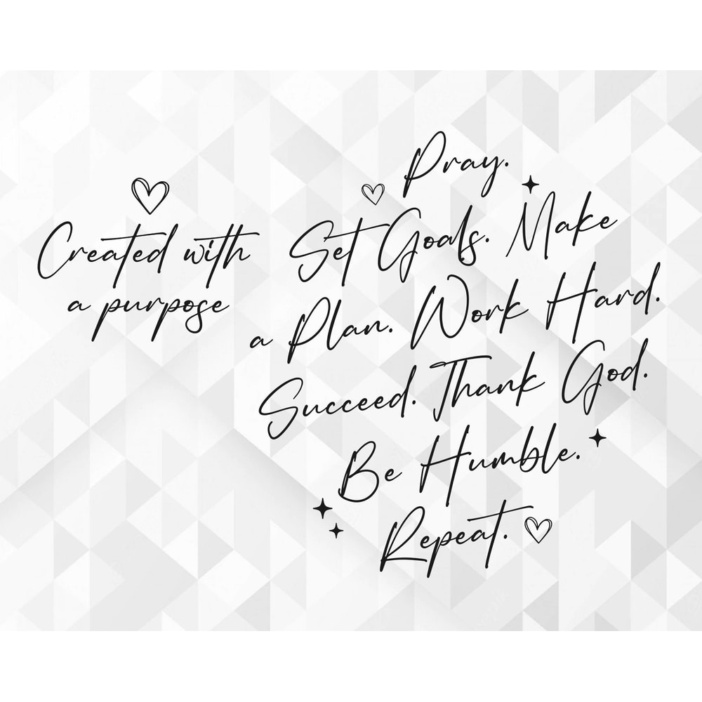 Created With A Purpose SVG, Christian Svg, Inspirational Svg, Self Worth Svg, Self Love Svg, Motivational Svg, Cut Files, Cricut, Png, Svg.jpg