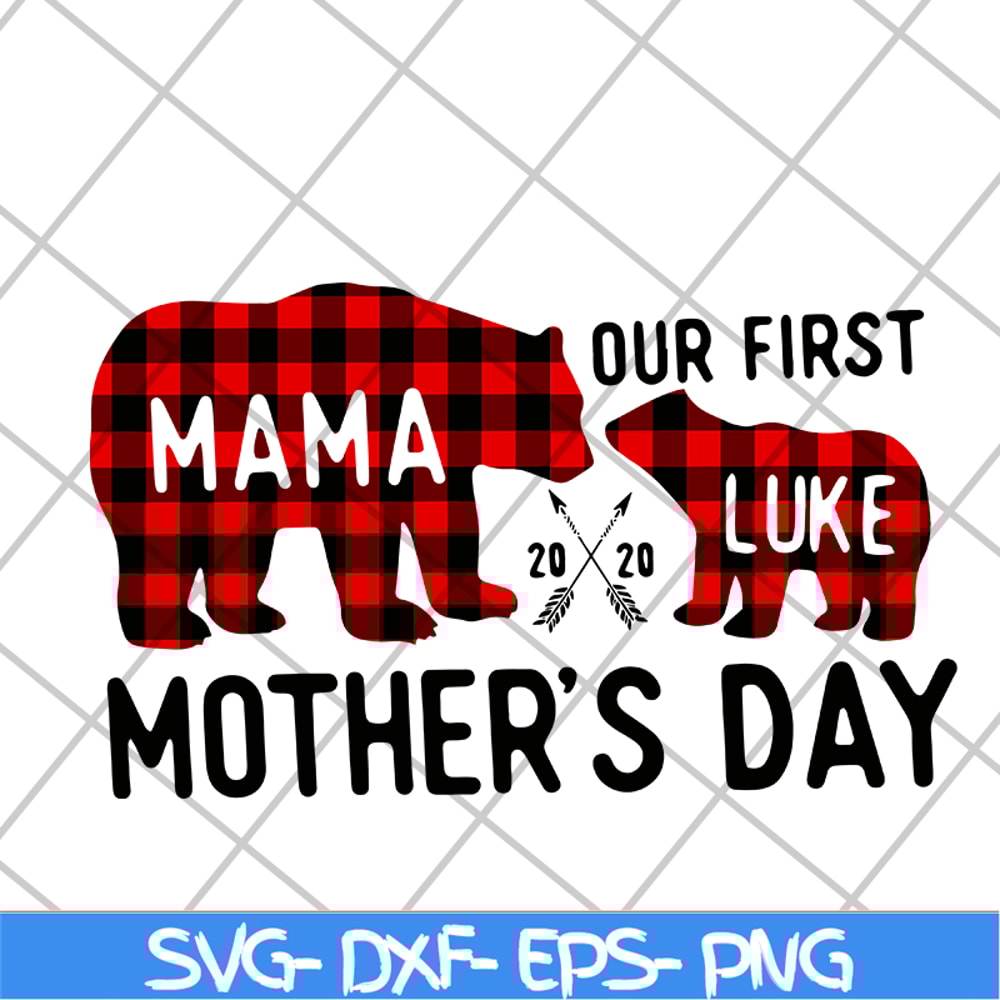 MTD04042113-Mama our first svg, Mother's day svg, eps, png, dxf digital file MTD04042113.jpg