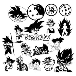 dragon ball bundle svg, trending svg, goku svg, dragon ball goku svg, dragonball svg, sayan svg, goku lovers, goku art,