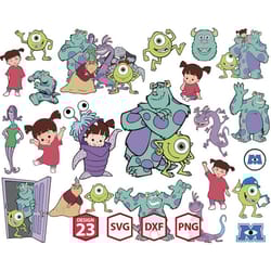 monsters inc svg, monsters inc png svg, mike sully svg, monsters inc clipart, monsters svg