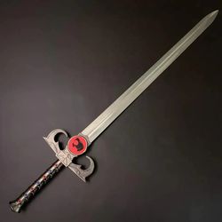 thundercat lionio sword of omens replica with leather sheath | sword lights up!! personalized gift for him new year gift