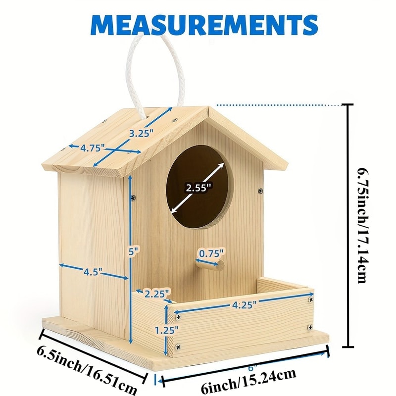 DIY Wooden Bird House Kits For Kids Adults Creative Arts And Crafts Set With Unfinished Wood Birdh 1