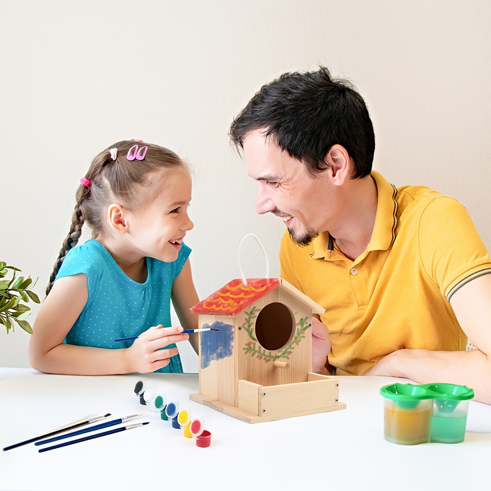 DIY Wooden Bird House Kits For Kids Adults Creative Arts And Crafts Set With Unfinished Wood Birdh 5