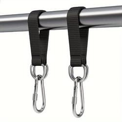 durable hammock hanging belt with steel alloy hooks – for camping & hiking