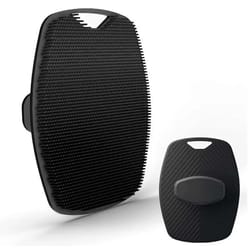 new silicone bath brush - oval massage bath brush with soft bristles for unisex use