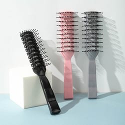 anti static vent hair brush for curly styling and scalp massage