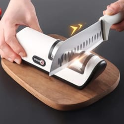 stage electric knife sharpener for fast professional kitchen sharpening