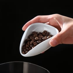 ceramic coffee bean dosing tray elegant coffee dosing dish for precise brewing