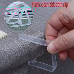 clear tablecloth clips set anti slip table cover holders for secure fit