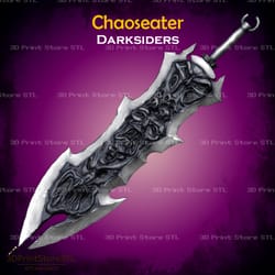 chaoseater cosplay darksiders - stl file 3d print model