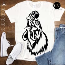 crowing rooster clipart