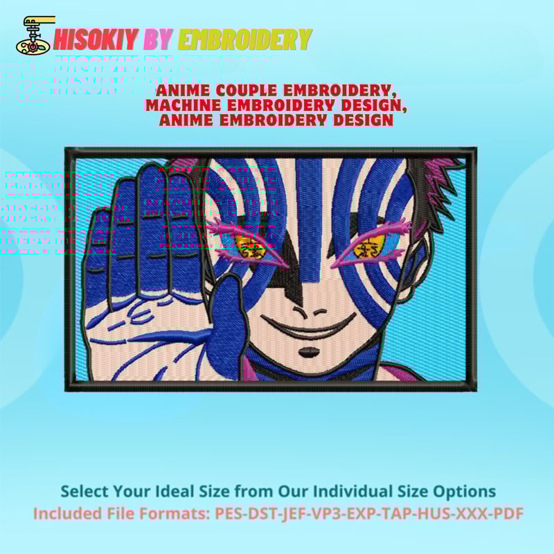 Anime Mask Boy Free Embroidery Design.png