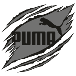 ripped puma logo svg , ripped logo svg, fashion logo svg, famous brand logo svg