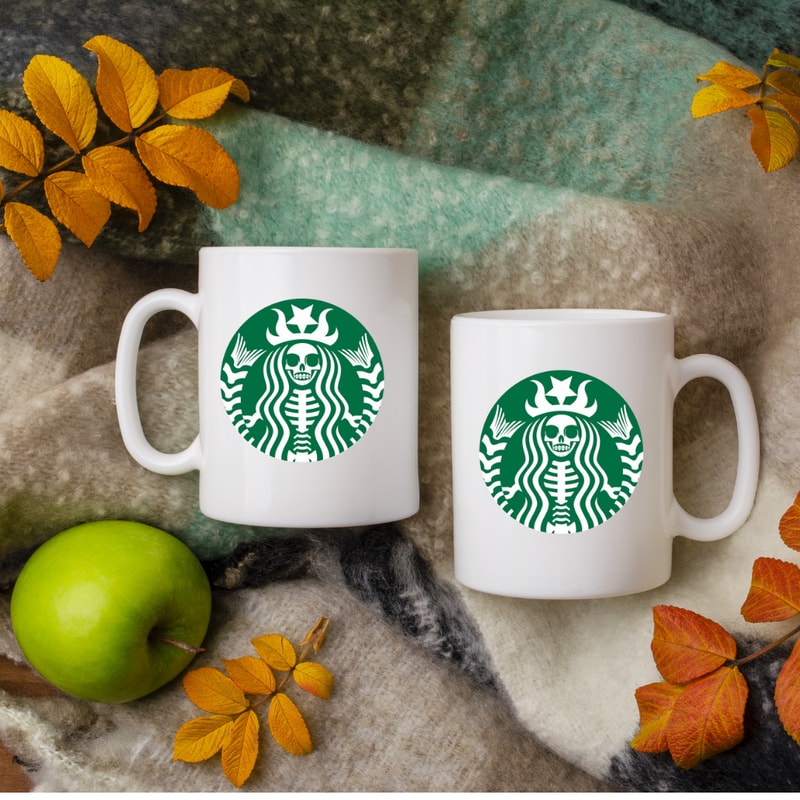 Starbucks Logo Svg Starbucks Skeleton Svg Skeleton Svg Halloween Starbuck Logo Starbucks Svg File Files For Cricut 2