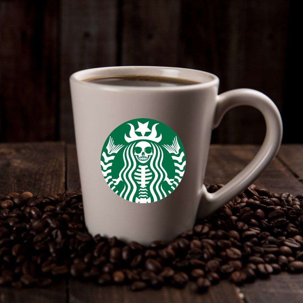 Starbucks Logo Svg Starbucks Skeleton Svg Skeleton Svg Halloween Starbuck Logo Starbucks Svg File Files For Cricut 3