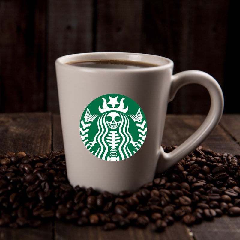 Starbucks Logo Svg Starbucks Skeleton Svg Skeleton Svg Halloween Starbuck Logo Starbucks Svg File Files For Cricut 3