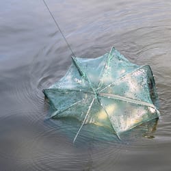 foldable fishing hexagon fishing net trap