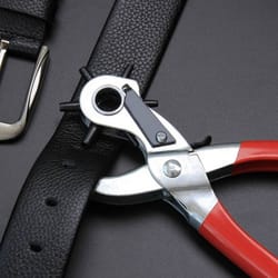 6 diameter revolving leather hole punch plier tool